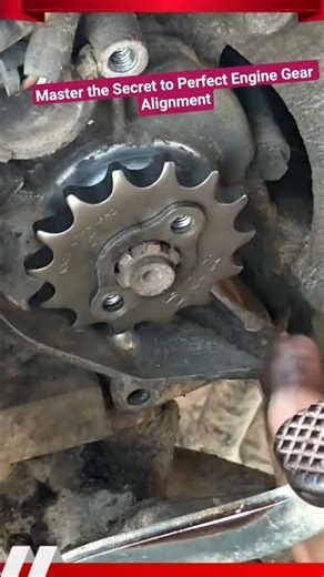 Master the Secret to Perfect Engine Gear Alignment #shorts #mechanic #automobile