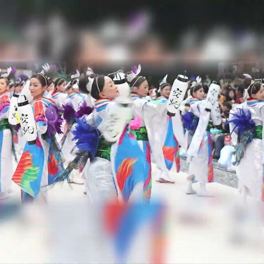 【高知よさこい祭り2025】新しくなった高知城演舞場：全国大会：空跳〜くどう〜『孔雀モノガタリ』／㊗️審査員特別賞👑 #yosakoi #よさこい #高知よさこいまつり #kudo