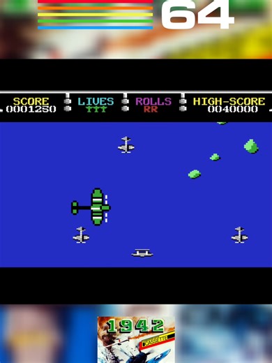 1942 Classic Game Review on Commodore 64
