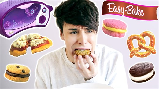 Watch what happened when I spent 24 hours eating only foods made in an Easy-Bake Oven