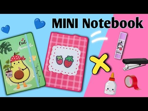 How to make DIY Mini Notebook 📓 at home | Cute Paper Notebook | No Glue School Craft