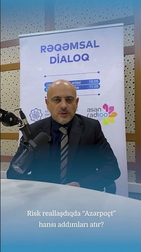 “Azərpoçt” MMC-nin nümayəndəsi “Rəqəmsal Dialoq” verilişində