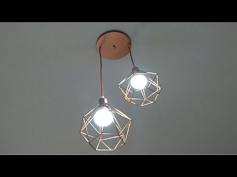 HOW TO INSTALL A PENDANT CHANDELIER, STEP BY STEP EDMAR JUNIOR