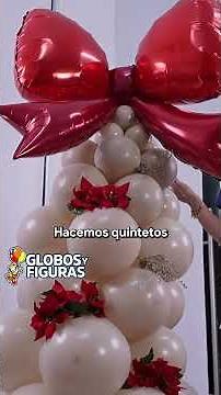 Cómo hacer un PINO DE NAVIDAD con globos 🎄 #diynavidad #decoracionconglobos #decoraciónnavideña