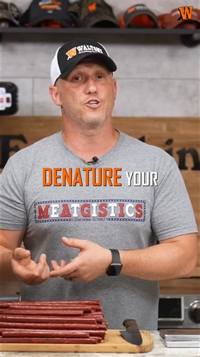 Timing is everything, so make sure to wait add the encapsulated citric acid until the end. Why? Adding it too soon can cause it to break down too soon, which can result in a dry, crumbly sausage. Check out the full how-to video on our YouTube! Click here ➡ https://wltns.link/4rBoaSH to get everything you need to make smoked snack sticks! | Walton's Inc