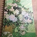 3 Pack Top Spiral Notepad Reporters Notebook Thick Superhard Cover Top Bound Spiral Notebook Van Gogh Gifts Grocery List Notepad Steno Notebooks 8.8x3.75 In 3x200 Pages 100GMS To Do List