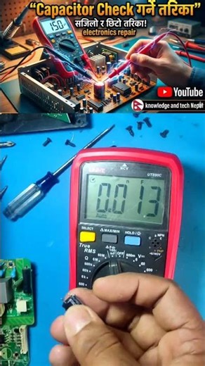 capacitor working principle#tech #ytshorts #foryou