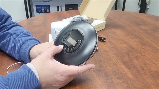 Watch Portable CD Player Bluetooth Discman on Amazon Live