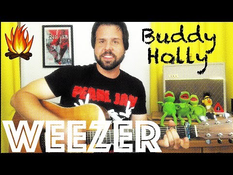Guitar Lesson: How To Play Buddy Holly by Weezer - Campfire Edition!