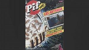 Fondé en 1969, le magazine pour enfants "Pif gadget" est le successeur de Vaillant, dont le héros Pif le chien est né dans "L’Humanité". L’un des plus célèbres gadget offert par Pif à ses lecteurs est le sachet contenant des « pifises », des œufs déshydratés d’Artemia salina à faire éclore. Il donnera lieu en avril 1970 à un tirage d'un million d'exemplaires, un record dans l'histoire des journaux de bande dessinée ! Ce gadget sera réédité en 1973, 1977 et 1981. Découvrez avec Isabelle Copin cha