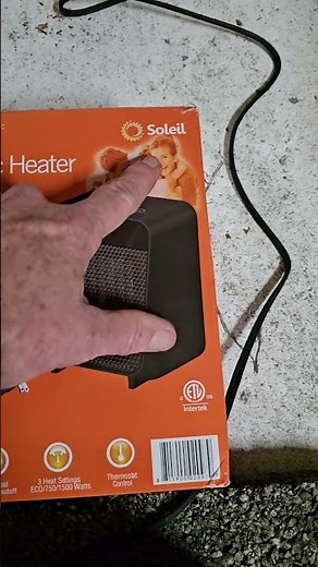 Florida Blizzard and First Impressions Of The Soleil Ceramic Heater.