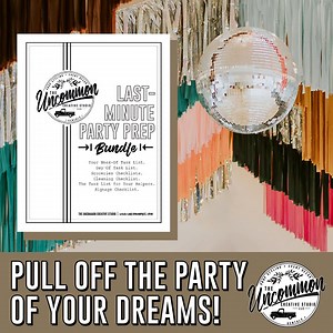 Party Planning Checklist Bundle, Last-minute Prep (printable PDF) - Etsy