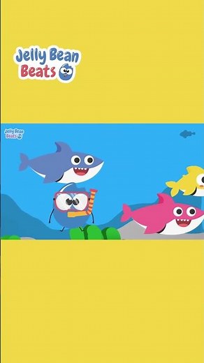 Baby Shark Doo Doo Doo Doo 🦈 💦 | Nursery Rhymes for Toddlers 🎵 Jelly Bean Beats