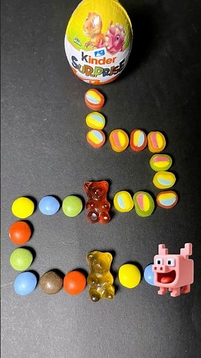 Gummy Bear Candy Challenge! What’s Inside the Kinder Surprise? 🐻🥚🍬