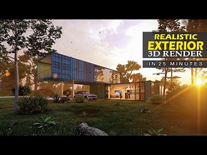 LUMION 11.5 RENDERING TUTORIAL #CONTAINER HOUSE