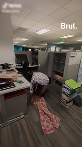 6M views · 168 reactions | His employers refused to give him a performance review or a raise. So this man moved into his cubicle at work ... because he couldn't afford his rent. Here's what happened next. | Brut | Facebook