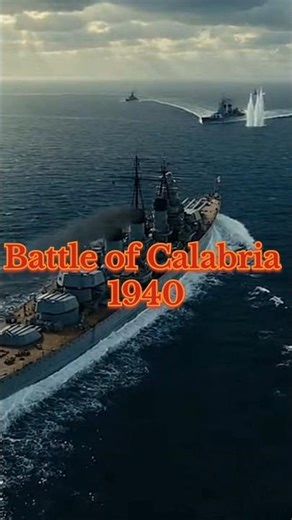 Battle of Calabria, 1940. #italy #uk #britain #history #ww2 #worldwar2 #movie #ai #shorts