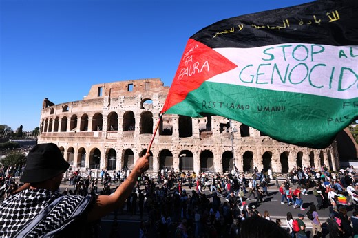 Marches in Rome, Barcelona and Madrid protest Israel's military campaign in Gaza