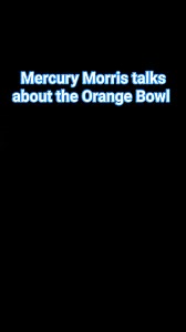 The late Mercury Morris shares his memories of driving by the Orange Bowl with his kids. #orangebowl #MiamiDolphins #MercuryMorris | Ghosts of the Orange Bowl