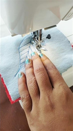 Leaf 🌿 Patch Work #viralvideo #tending #diy #shortvideo #patchwork #stitching