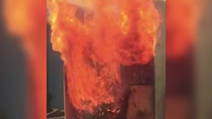 VIDEO: SFFD firefighters show how flammable Christmas trees can be