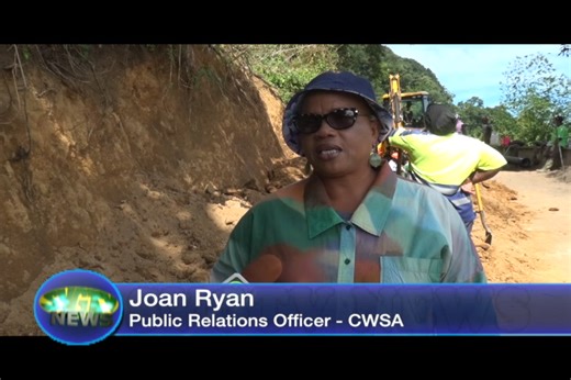 7.3K views · 29 reactions | The Central Water and Sewerage Authority (CWSA) is rerouting pipelines in the Copeland and Rose Hall areas after a landslide disrupted the distribution of water to north leeward residents. CWSA is hopeful that no further landslides will occur, as this could dislodge the temporary pipelines. Larisa Pugsley Kydd tells us more in this report | SVG TV | Facebook