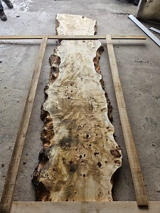 Natural Mappa Burl One Piece Wood Slab: Live Edge Rustic Lumber for Epoxy Tables - Etsy