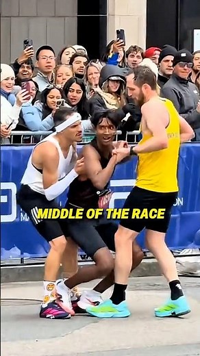 They Helped Him Finish The Race 👏🙏