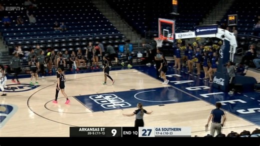 Arkansas State women's basketball fell to Georgia Southern 69-60. Red Wolves trailed by 18, cut deficit to 3 in the 3rd But a technical foul swung the momentum, Destinee Rogers candid postgame. A-State is now 20-6 overall, 11-2 Sun Belt (tied 1st) Audio: EAB Red Wolves Sports Network Video: ESPN | Region 8 Sports