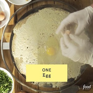 520K views · 3.6K reactions | Jianbing has come to NYC! It's a savory crepe wrap you can find on most street corners in China. Get ready to drool. (Via Jianbing Company) | Food Network | Facebook