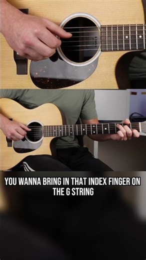 How to Travis Pick: Step 2 - Index Finger #fingerpicking #travispicking #fingerstyle #guitarlesson