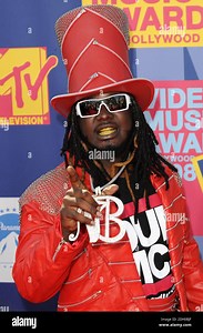 T Pain arrives for the 2008 MTV Video Music Awards at Paramount Studios in Hollywood, Los Angeles Stock Photo - Alamy