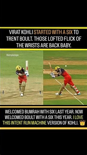 Same Energy, Different Bowler: Kohli Destroys Boult! 🚀 #cricket