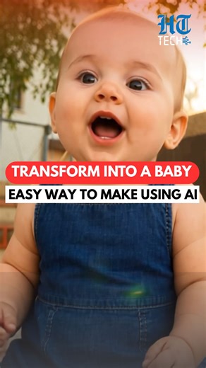 HT Tech on Instagram: "AI Trick: How to Use AI to See a Baby Version of Yourself. . . . . AI baby generator, turn yourself into a baby, baby filter AI, AI, AI baby, AI photo baby filter, AI baby trend, baby face generator online, #AIBaby, #BabyFilter, #AIPhoto, #artificialintelligence"