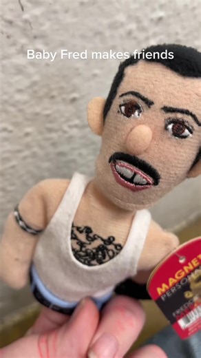 Baby fred makes #friends