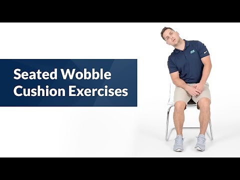 Seated Wobble Cushion Exercises for Balance & Core Strength