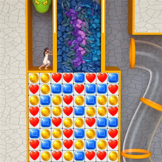 Match colorful gems and solve relaxing puzzles at no cost. Try it now! Absolutely free! | Jewels of Rome