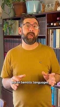 Why Hebrew Has the Wrong Word for Rain 🌧️