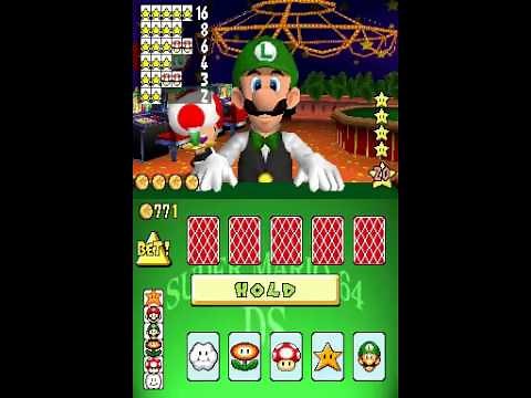 Super Mario 64 DS MINI GAMES with Luigi