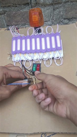 How to Light Up 3 LEDs Using a Gear Motor