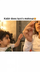 106K views · 782 reactions | Kids and their obsession with being a makeup artist.  #iqraaziz #makeup #kids #pakistanicelebrities | Rasala.pk | Facebook