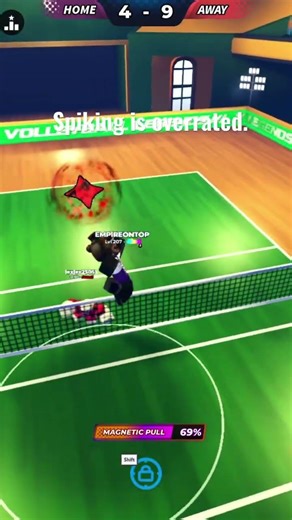 Spiking is overrated. #roblox #volleyball #volleyballlegends