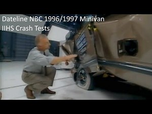 Dateline NBC 1996/1997 Minivan IIHS Crash Testing (pvsheridan)