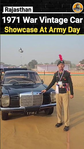 1971 War Vintage Car Showcase at Army Day Parade #indianarmy #armydayparade