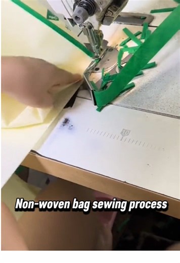 Behind the Scenes of Non-Woven Bag Sewing Process