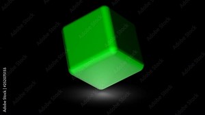 Box. Looping footage has 4K resolution. Prores 4444. Stock Video