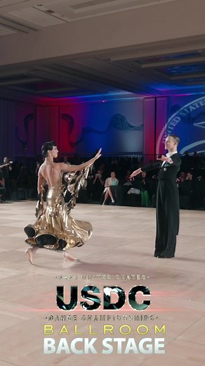 40K views · 721 reactions | USDC 2023. @unitedstatesdancesport US National Professional RS Ballroom champs and US National Professional Finalists @danil_and_anastasiia @m.anastasi #ballroom #ballroomdance #dancesport #dance #usdc2023 #dancesportdress #dancecompetition #ballroombackstage | Ballroom BackStage | Facebook