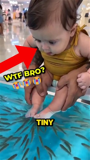 Toddler's Hilarious Reaction to First Fish Spa | Moments Media