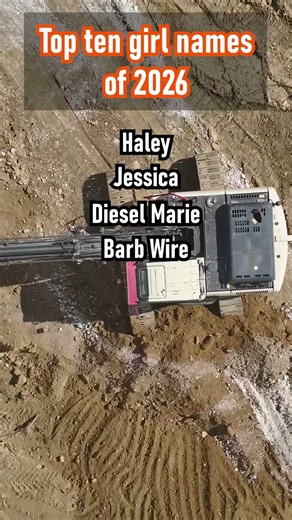 TOP TEN girls names of 2026! 👀🔥 #Names #Construction #Shorts
