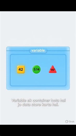 What is a Variable in Programming? Simple Explanation 🚀#LearnCoding#ProgrammingBasics